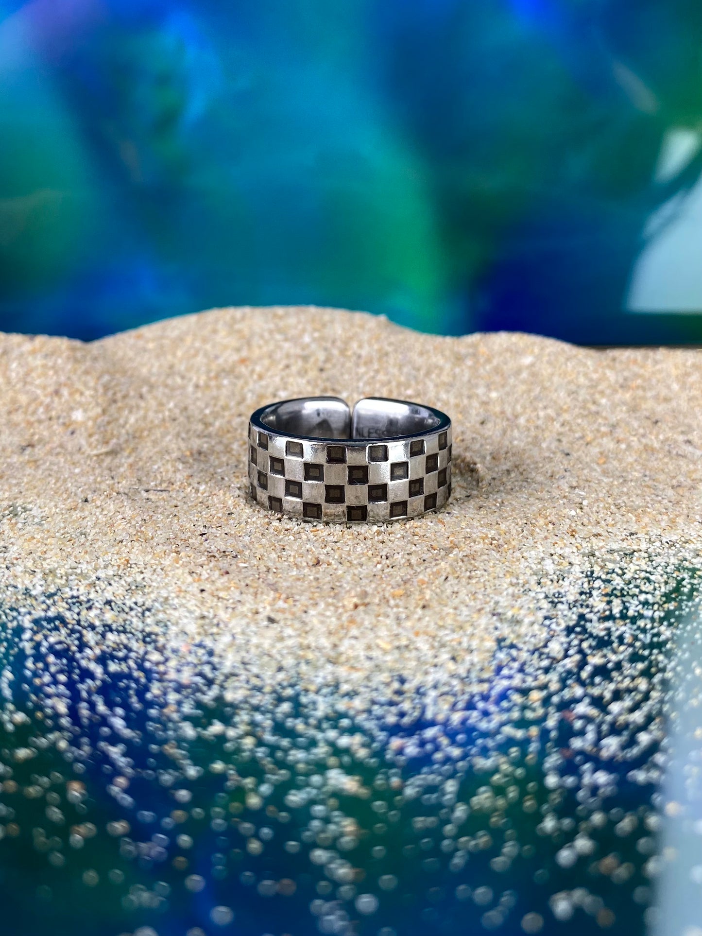 'Checkered' Ring