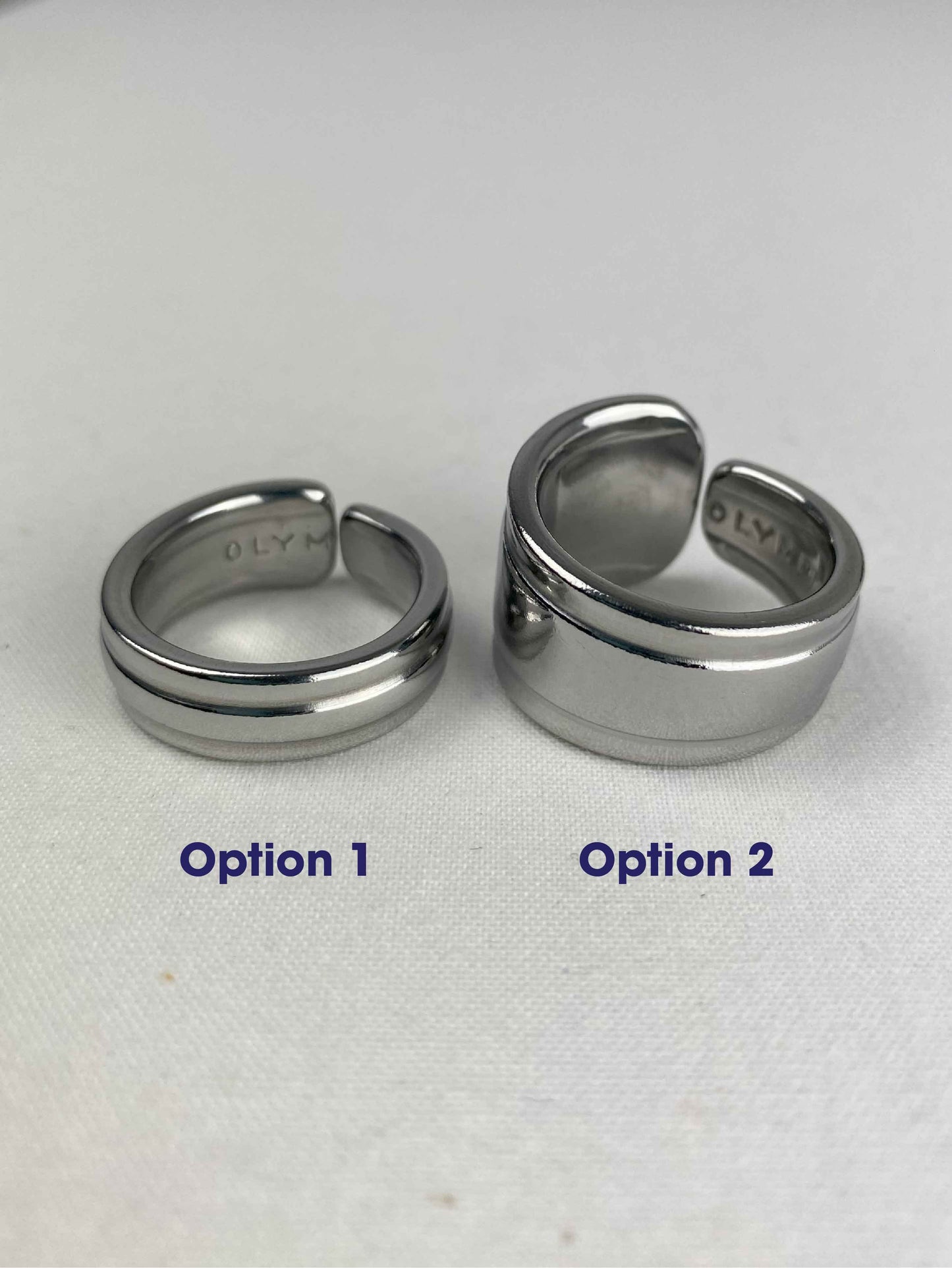 'Bevelled Band' Ring