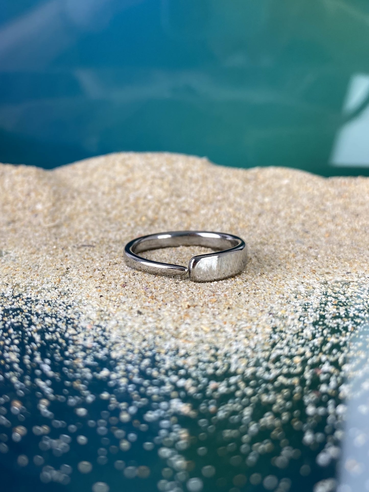 'Squared' Slim Ring