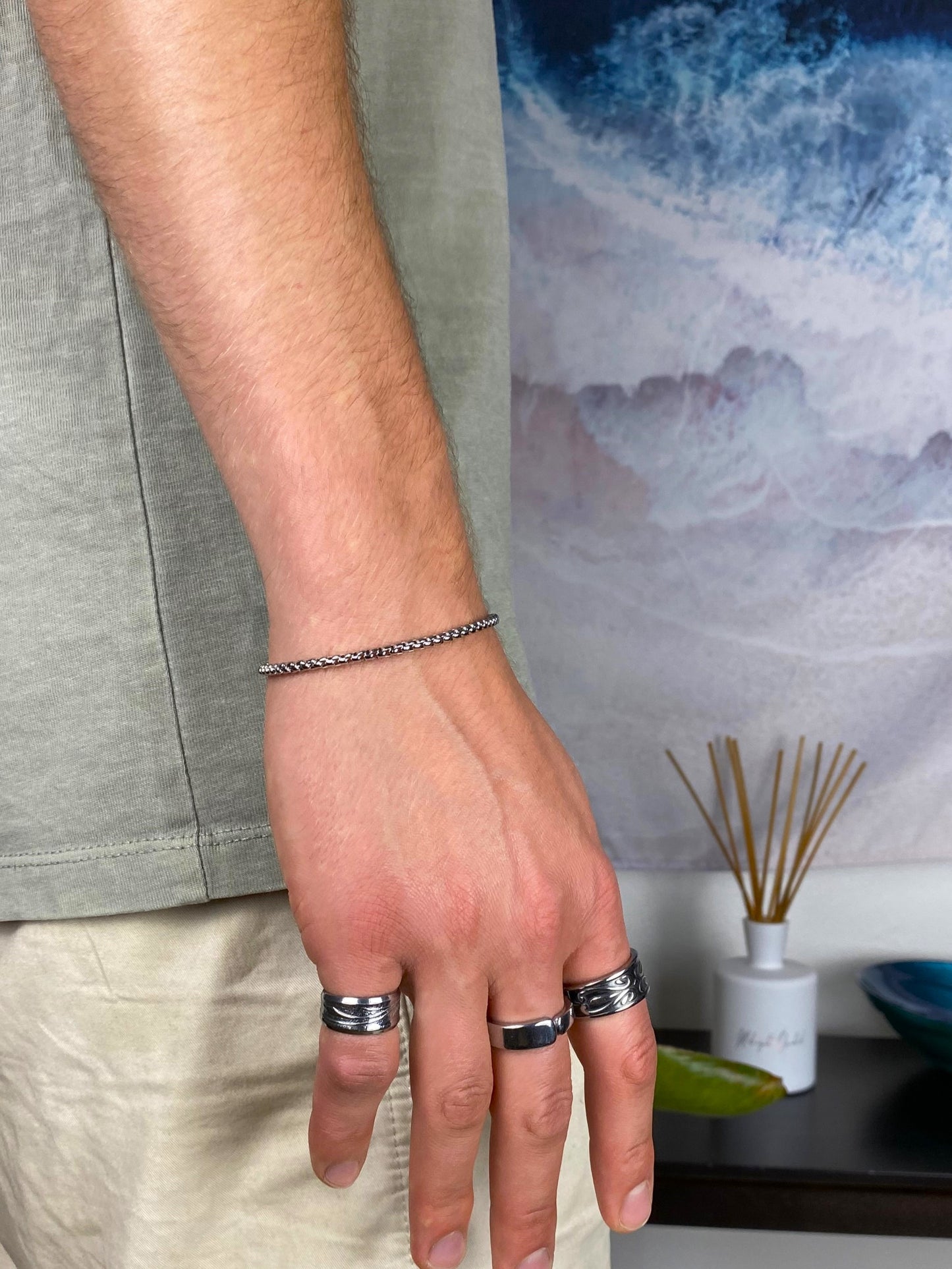 Burly Box Bracelet - Stainless Steel