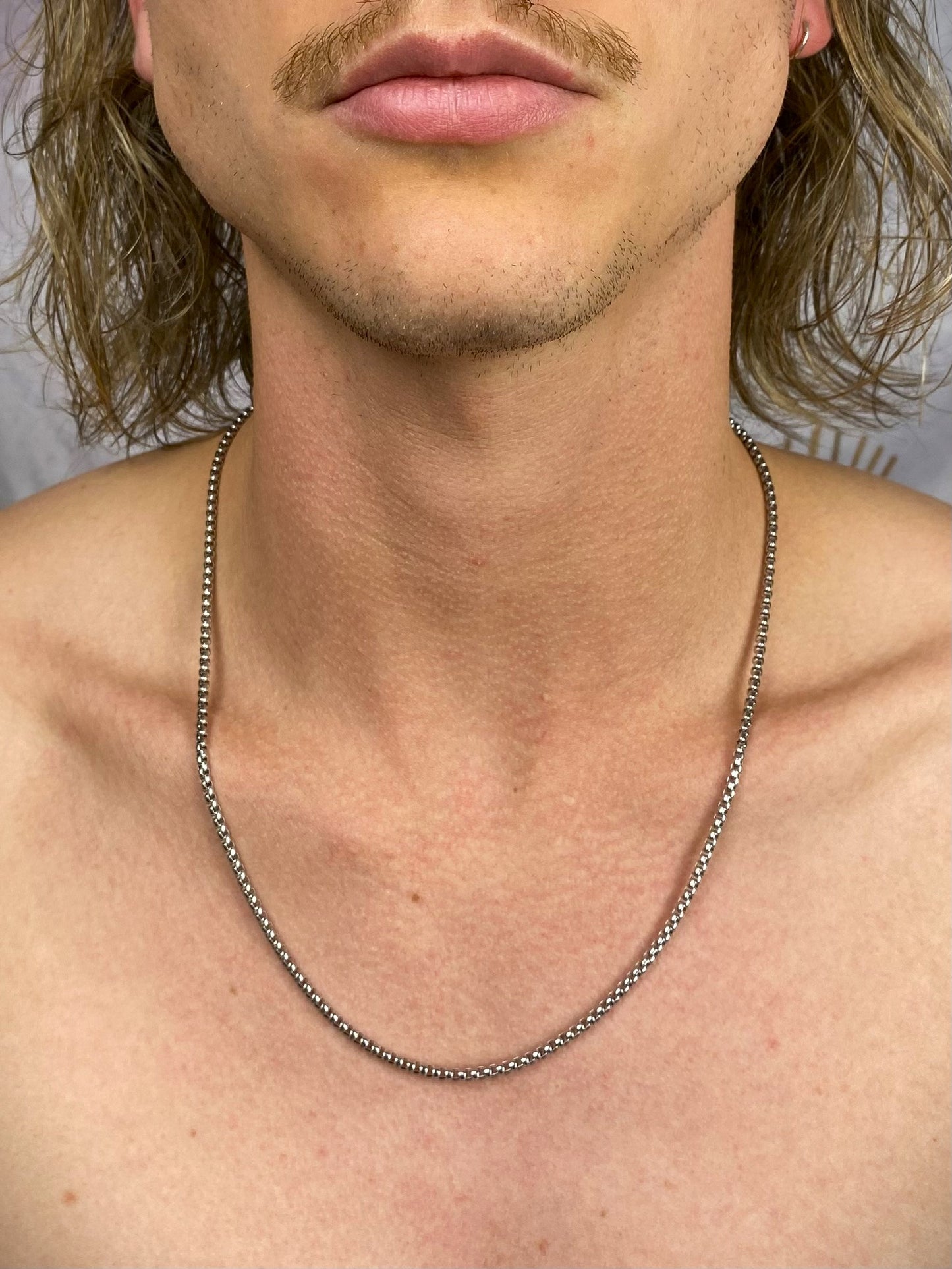 Burly Box Necklace - Stainless Steel