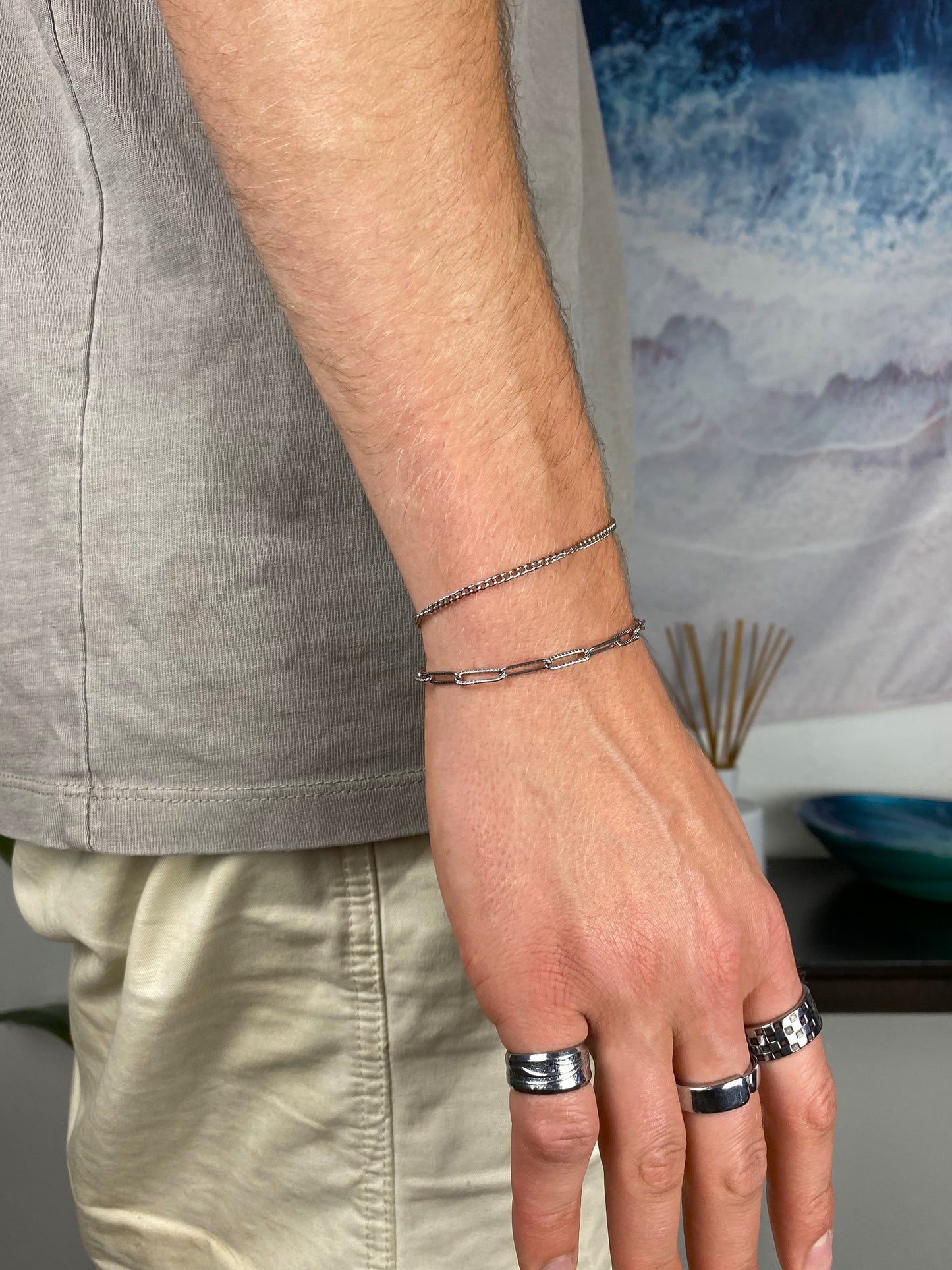 Ripple Bracelet - Stainless Steel