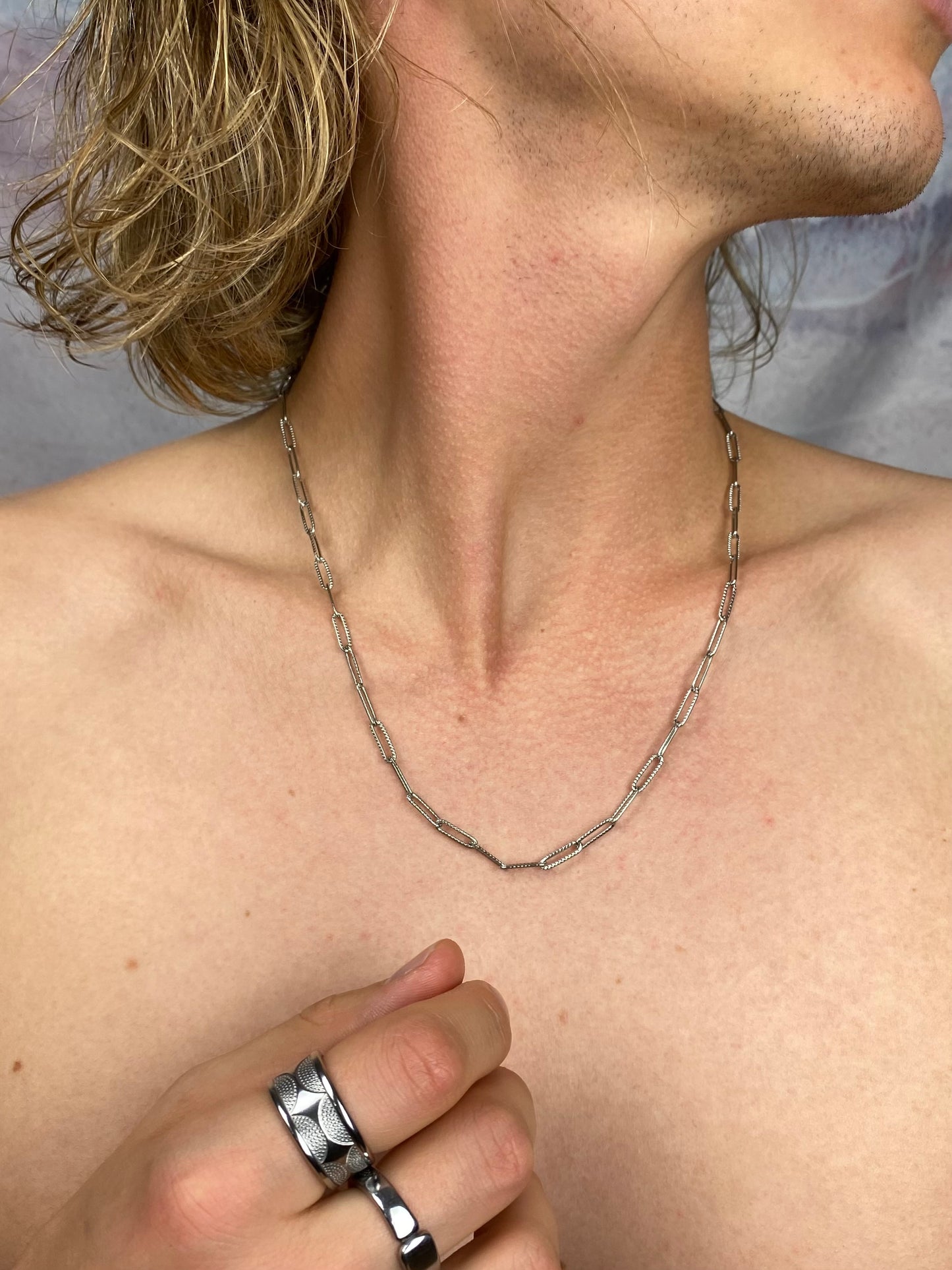 Ripple Necklace - Stainless Steel