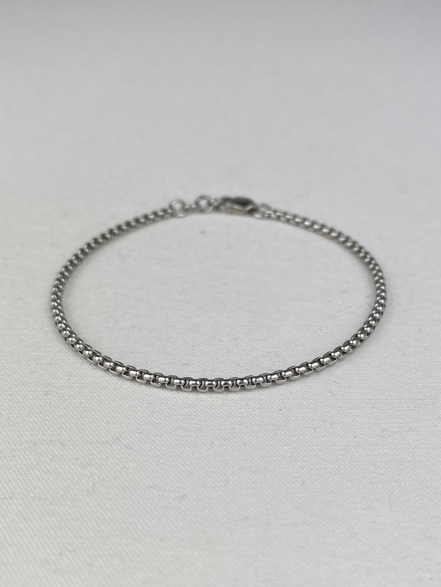 Slim Box Bracelet - Stainless Steel