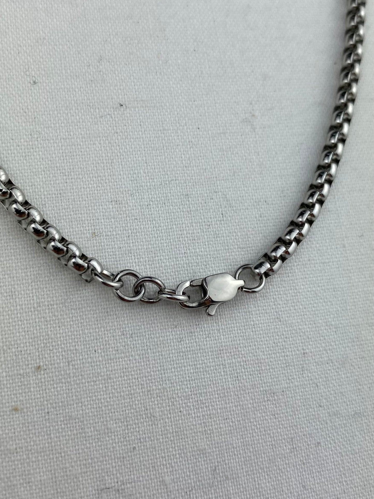 Burly Box Necklace - Stainless Steel